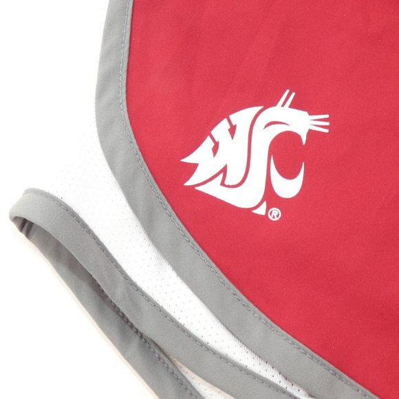 Nike Women's Washington State Cougars Dri-Fit Tempo Shorts Crimson Red XL L S - Picture 4 of 7